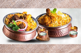 Biryani  Combos (Biryani +Curry + Appetizer +Naan 