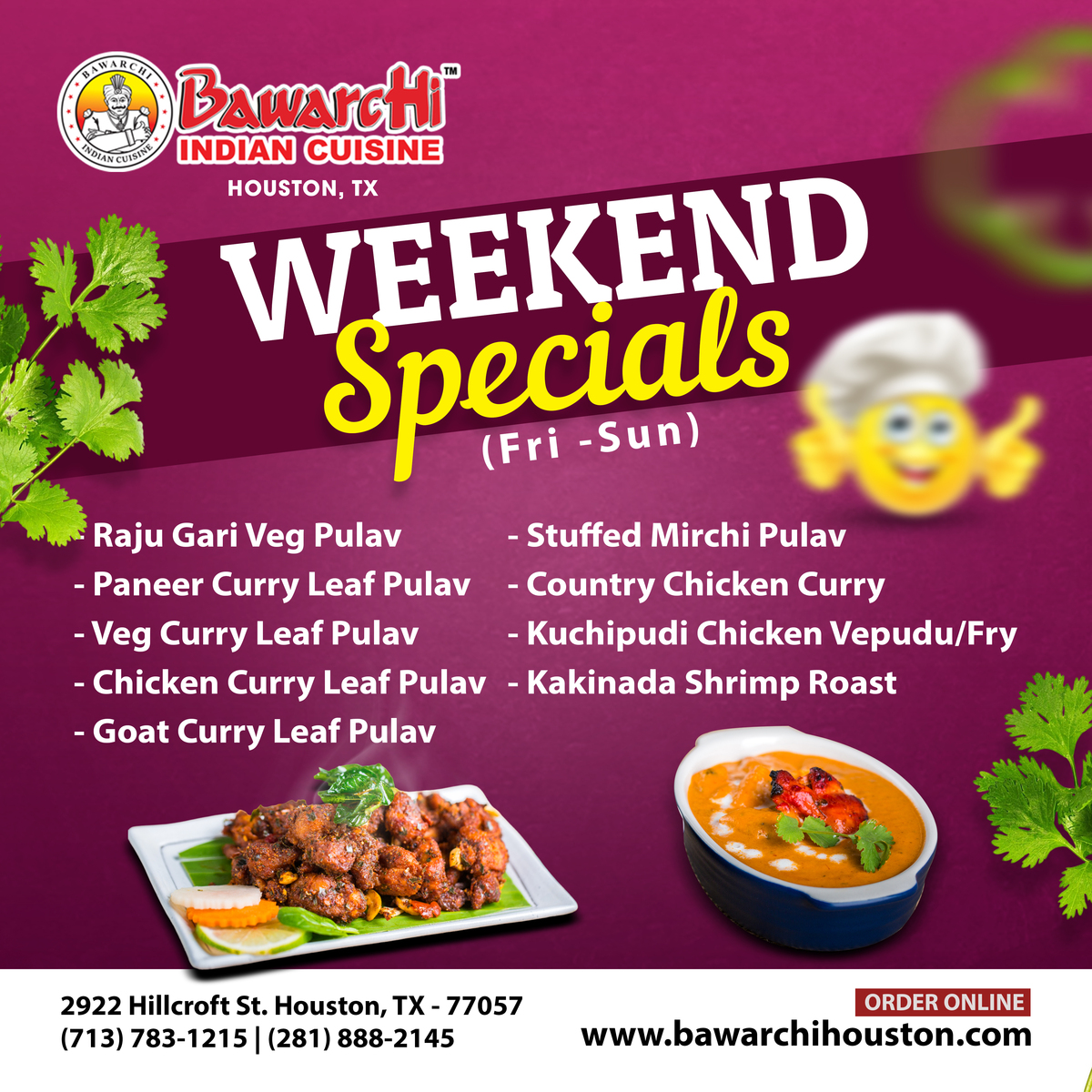 Weekend Specials 