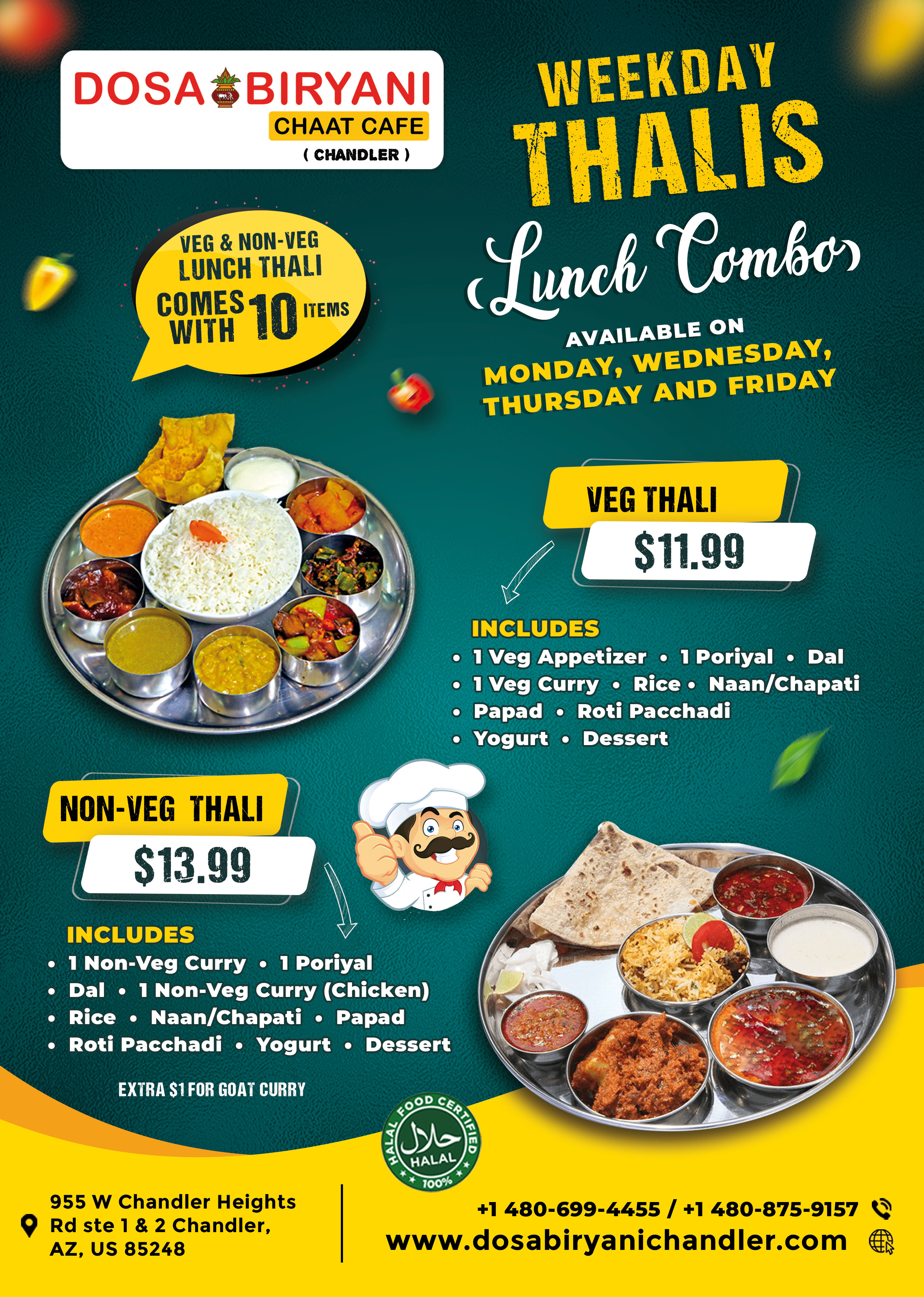 Weekday Thalis