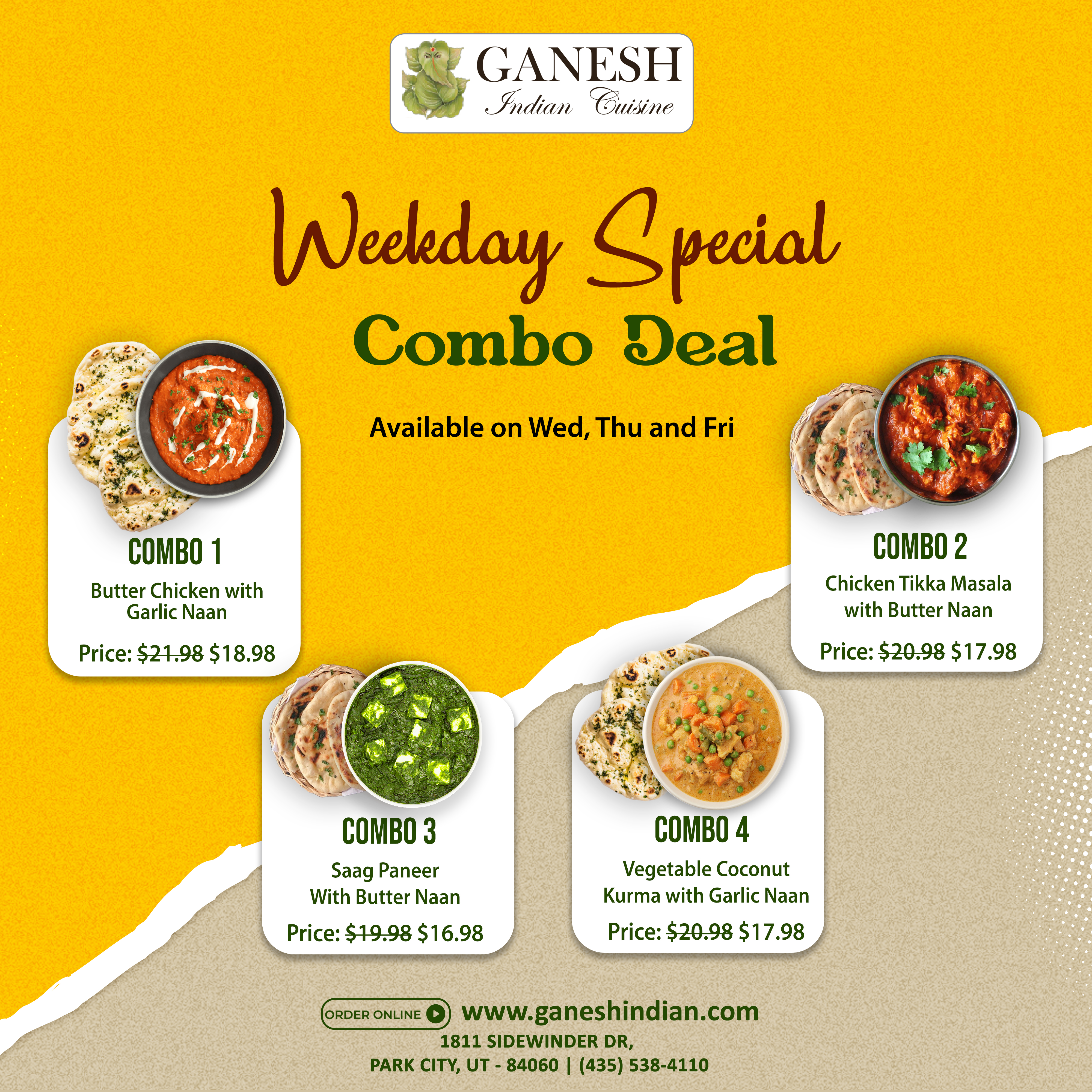 Weekday Combo Deal
