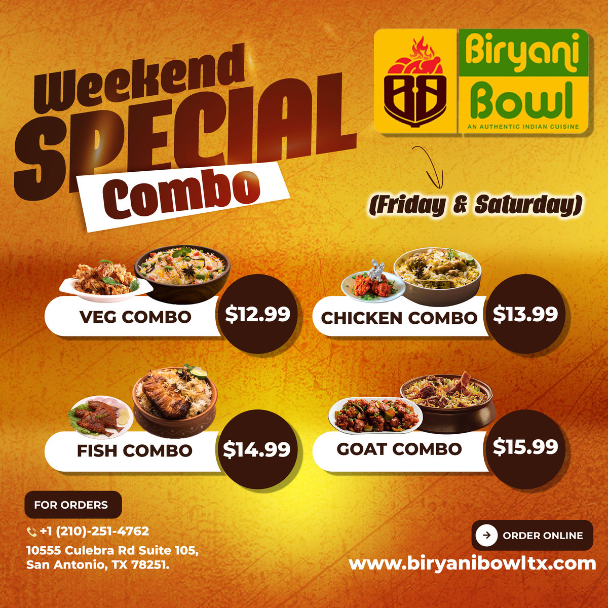 Weekend Special Combo