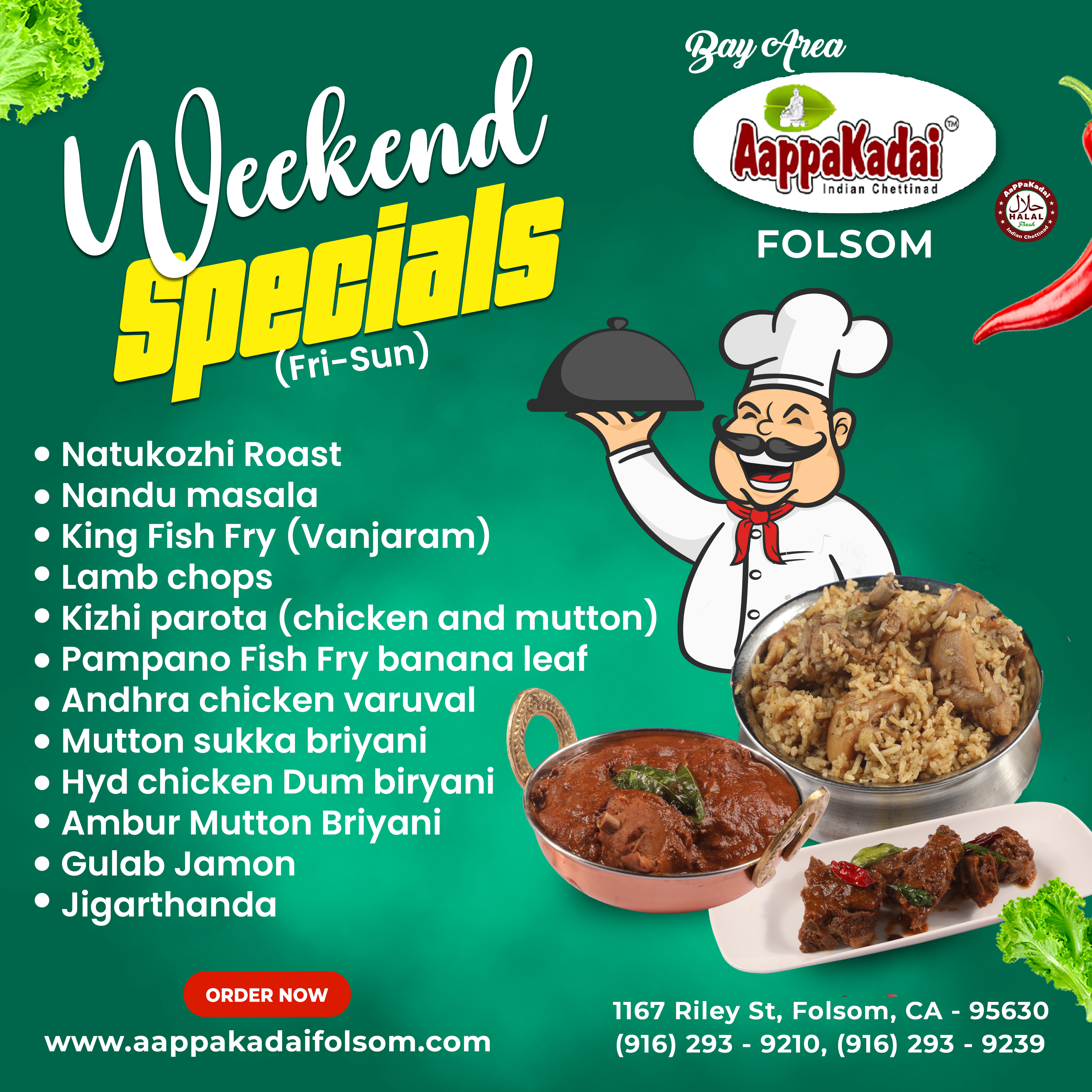 Weekend Specials