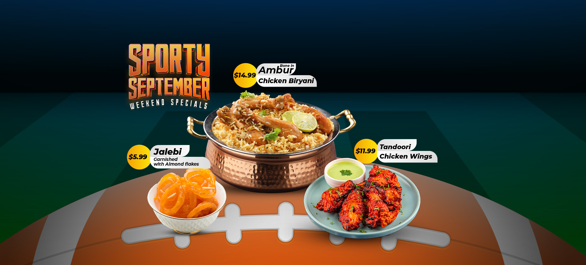 Sporty September Weekend Specials