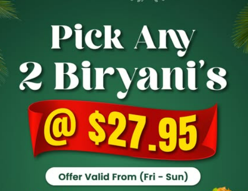 Pick Any Two Biryani
