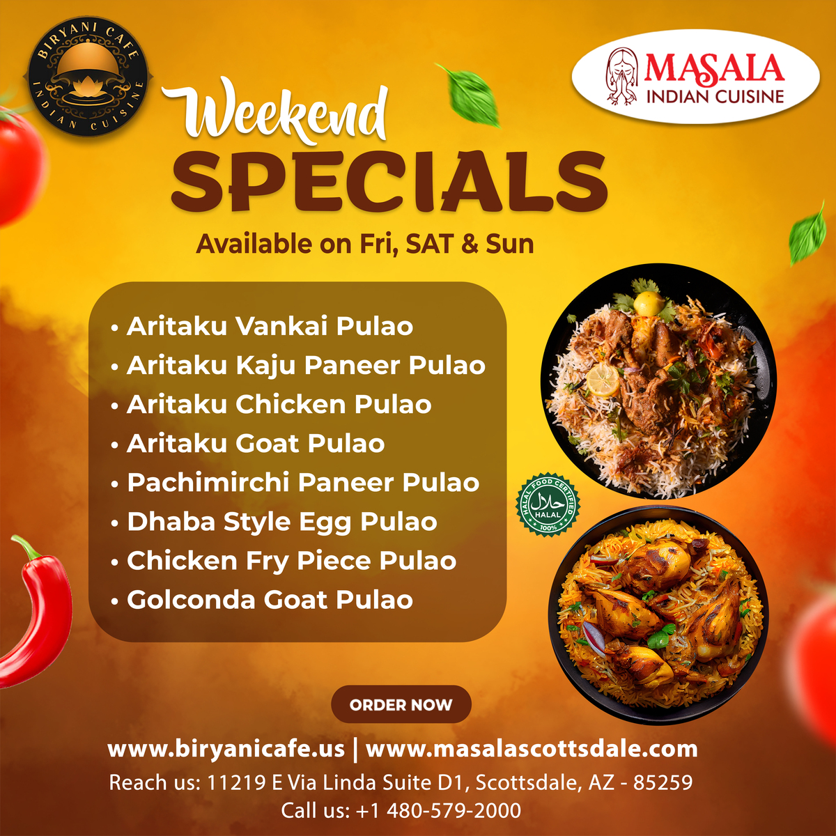 Weekend Specials 