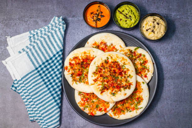 Uthappam (Lentil & Rice Pancakes) (L)