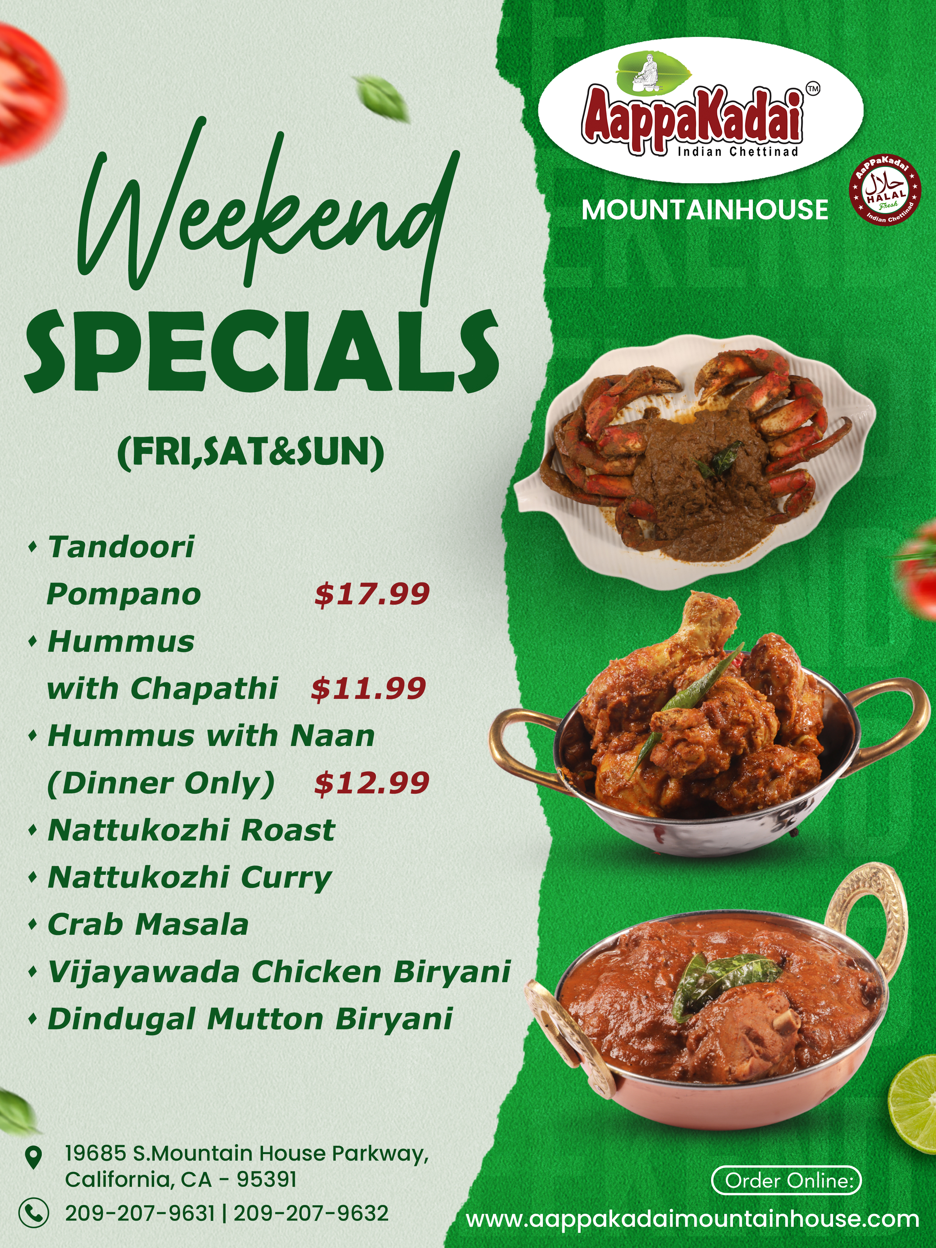 Weekend Specials