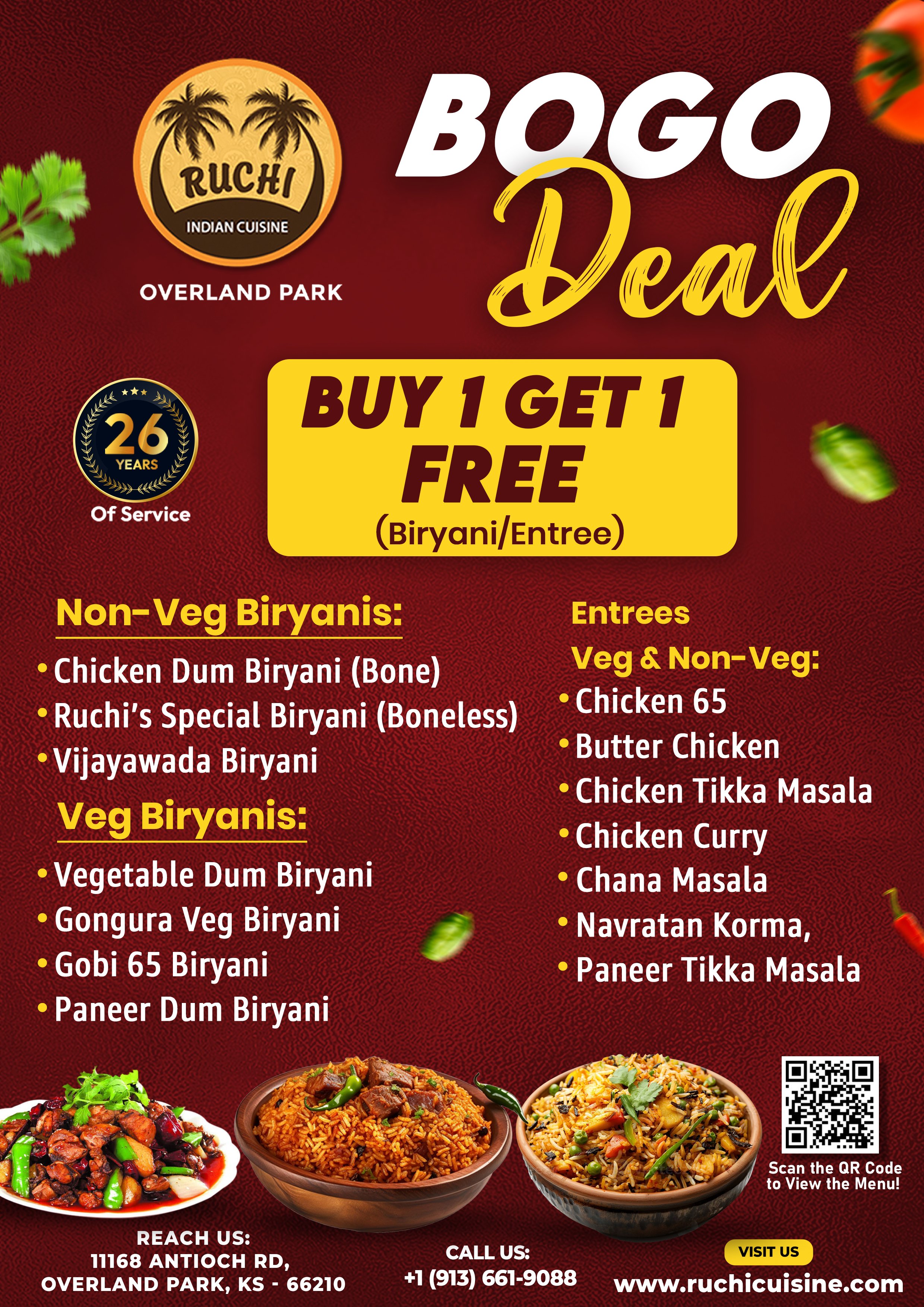 BOGO Deal (BUY1 GET1 FREE )