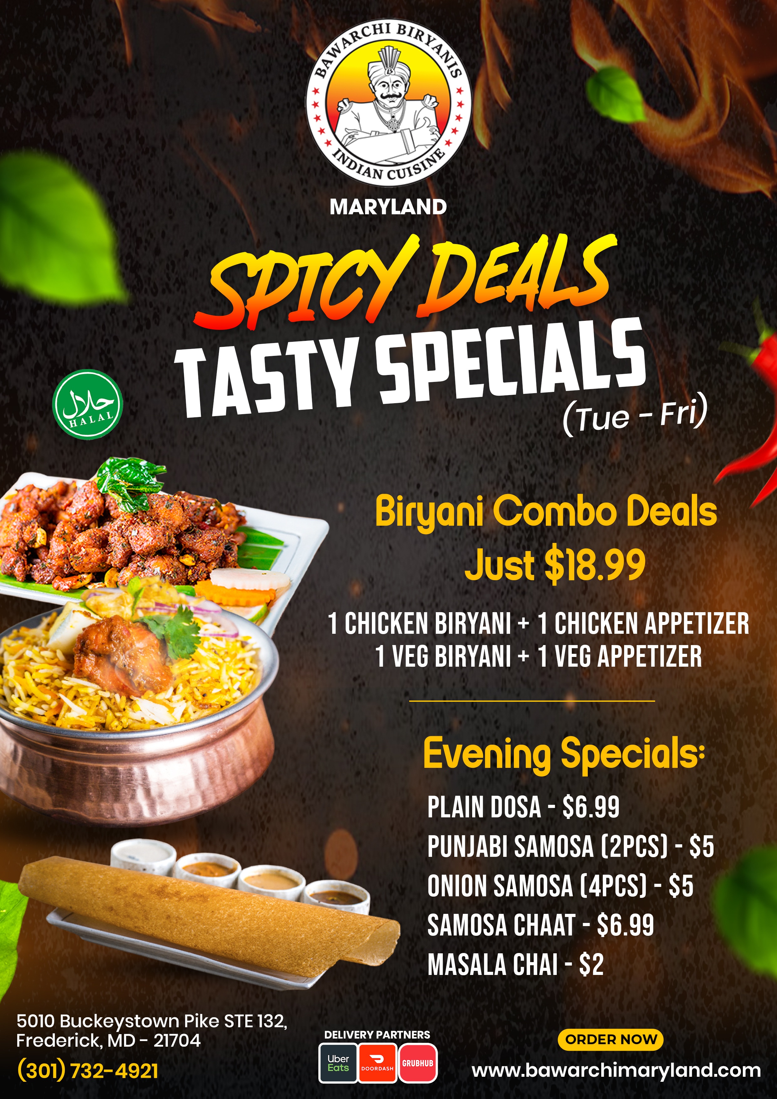 Spicy Deals, Tasty Specials! (TUE-FRI)