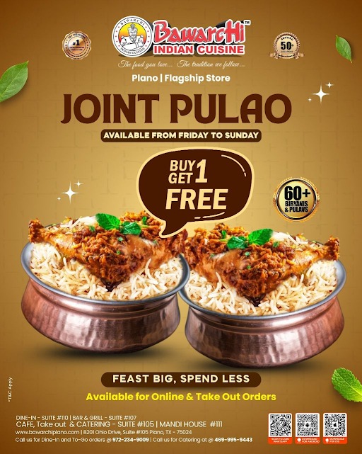BUY 1 PULAV GET 1 FREE