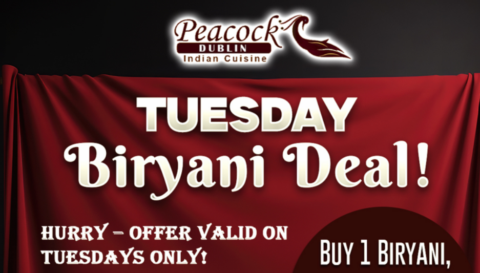 Tuesday Biryani Deal
