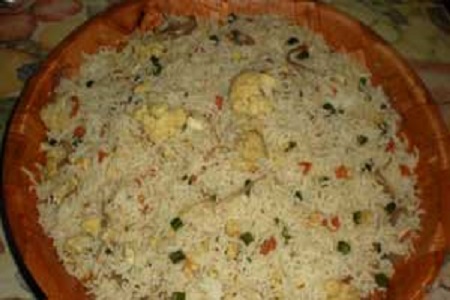 Gobi Manchurian Fried Rice