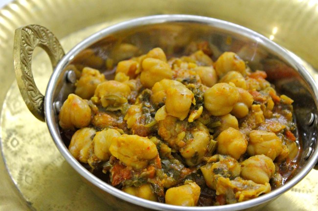 Channa Palak