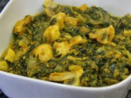 Mushroom Saag (ALA CARTE)