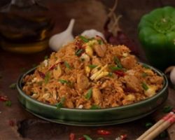 Schezwan Chicken Fried Rice