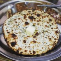 Cheese Naan with Butter