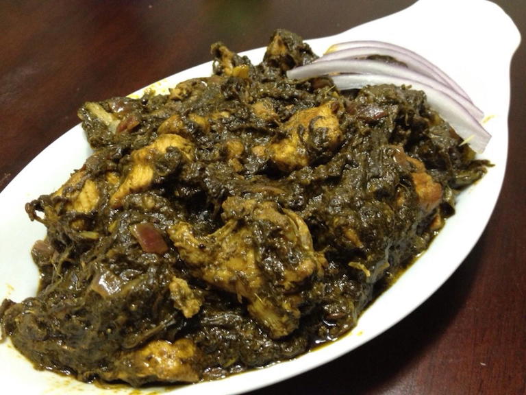 Gongura Chicken - Bawarchi Special