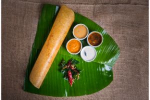 Dosa With Andhra Chicken Curry