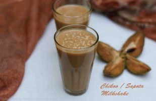 Chikoo Milk Shake