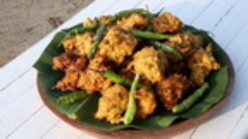 VILLAGE STYLE PRAWN PAKODA  - SOUTH INDIAN SNACK