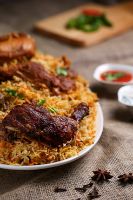 Spicy Chicken Fried Piece Biryani