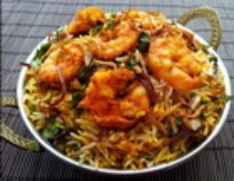 Royyala (Shrimp) Vepudu Biryani