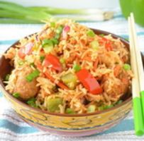 Veggie Manchurian Biryani