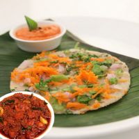 Avakaya ( Mango Pickle ) Utappam