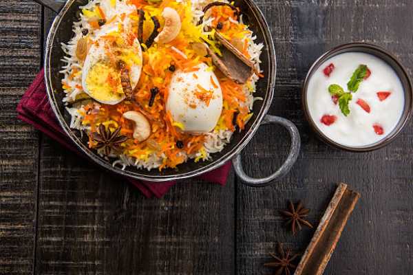 Hyderabadi Egg Dum Biryani Family Pack