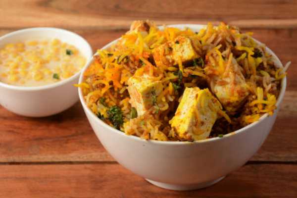 Paneer Mughlai Biryani (Fly Pk)