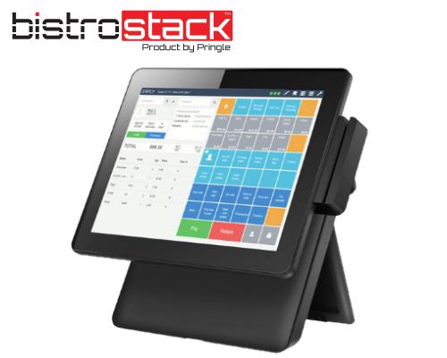 BistroStack Single Screen PoS Terminal and Cash Drawer