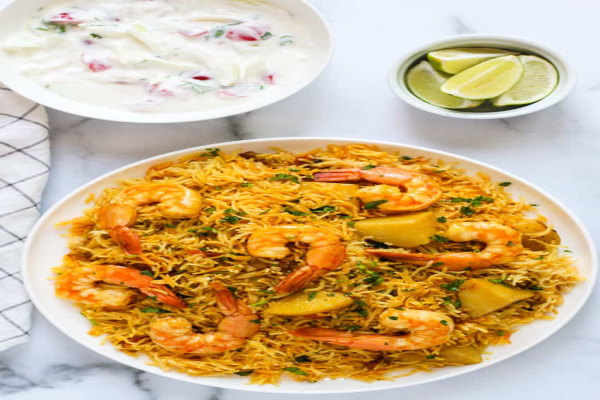 BEZAWADA SHRIMP BIRYANI