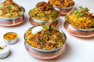 Hyderabadi Dum Biryani Goat