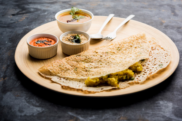 Rava Masala Dosa 