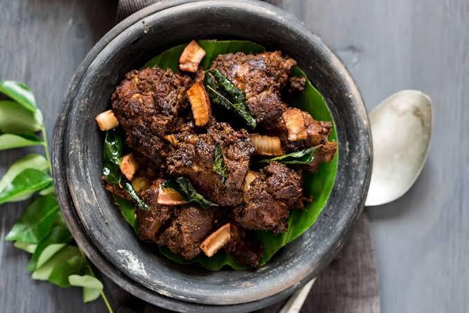 Mutton Pepper Fry (Bone-In) 