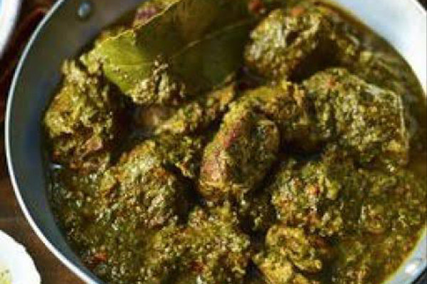 Lamb Saag (Spinach) 