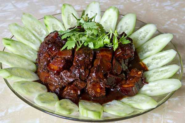 Mutton Liver Sukka
