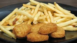 Chicken Nuggets with fries