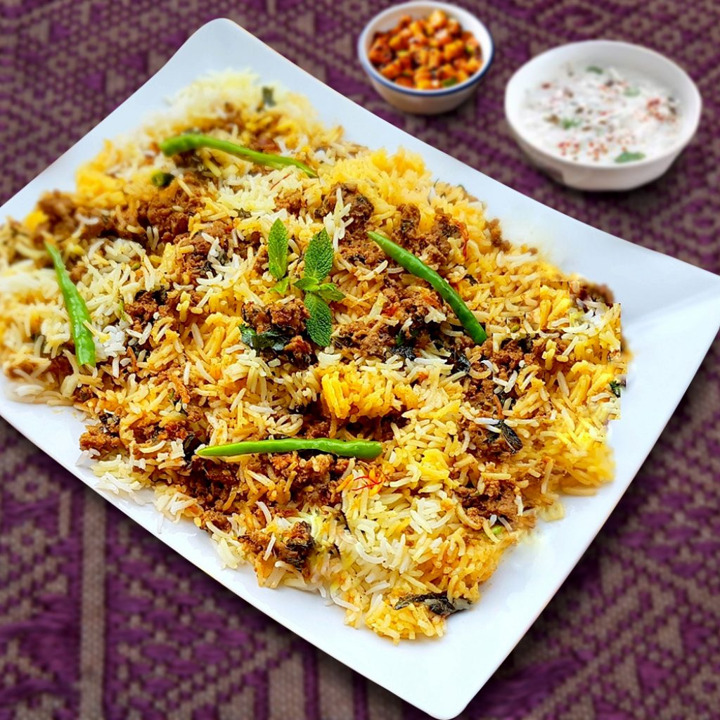 Goat Keema Biryani Family Pack (serve 4-6 persons )