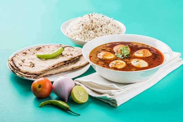 Egg Masala A La Carte with rice