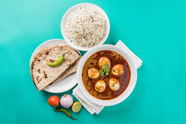 Egg Masala Thali