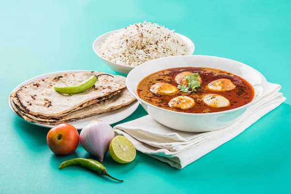 Egg Korma Thali