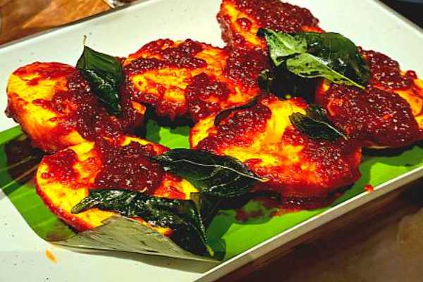 Egg Manchuria Thali