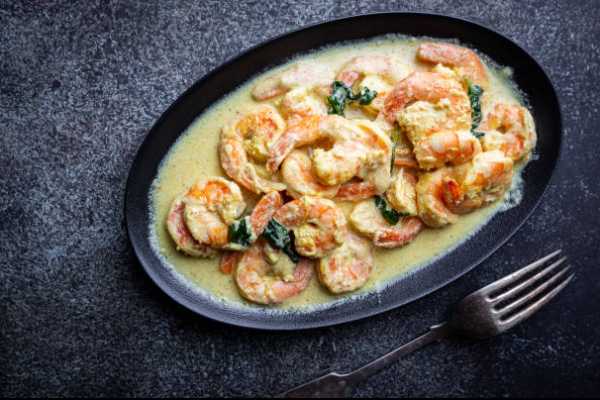 Methi Malai Shrimp