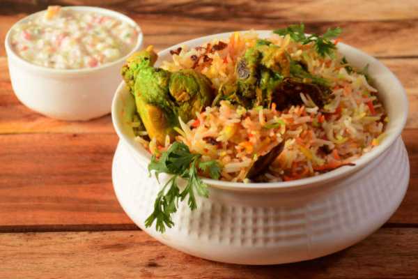 Vegetable Dum Biryani