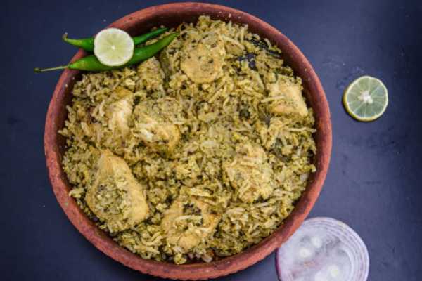 Gongura Chicken Biryani