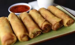 Vegetable Spring Rolls  (**2) (6pc)