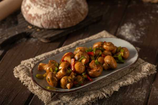Mushroom Pepper Fry