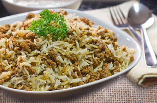Veg Kheema Pulav