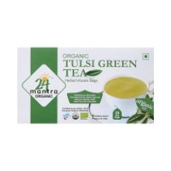 24Mantra Tulsi Green Tea Bags